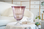 Palais Smoke Pedestal Glass Vase (30 cm)