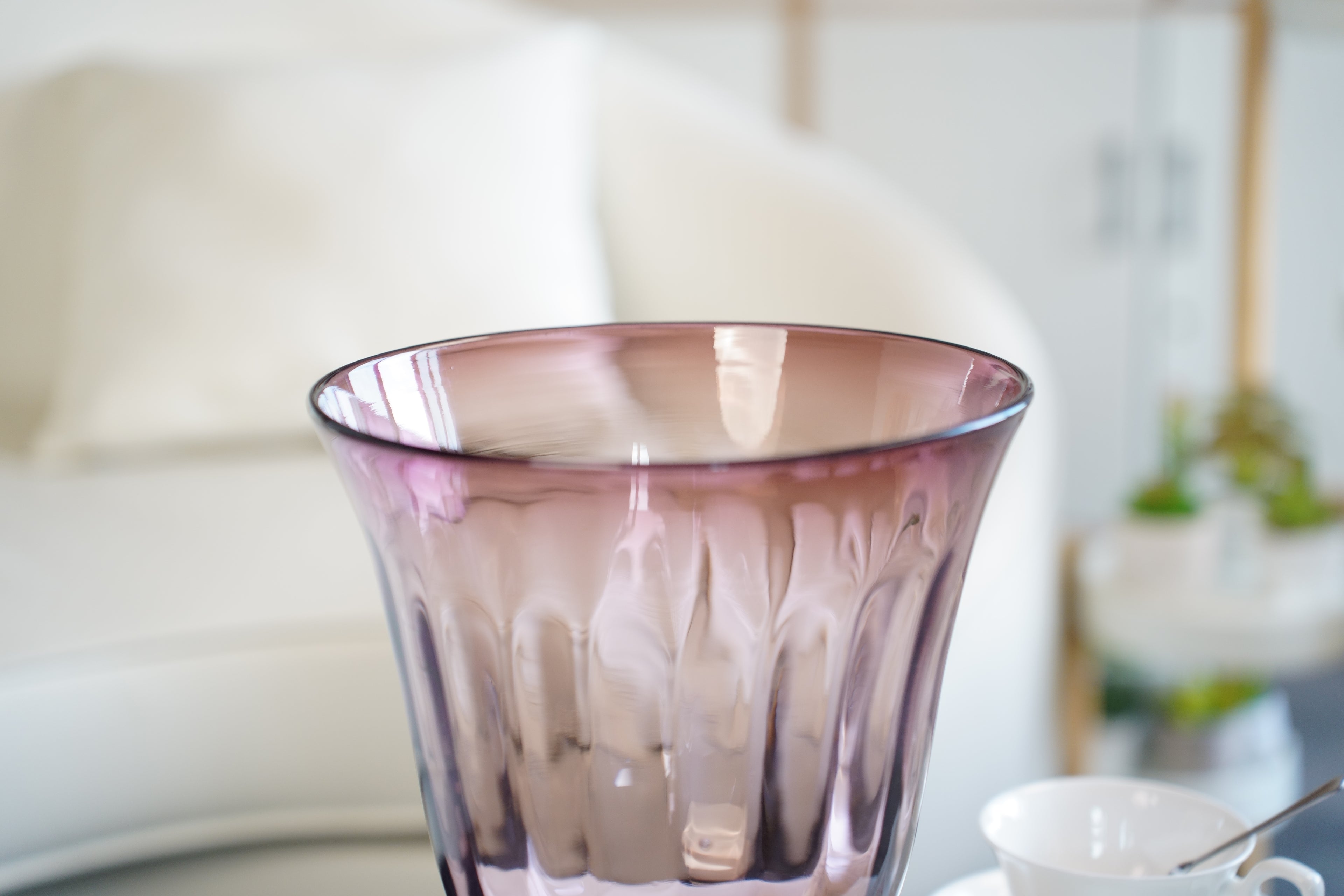 Palais Smoke Pedestal Glass Vase (30 cm)